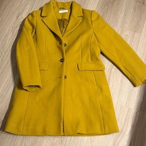 Laundry Mustard Pea Coat for Women